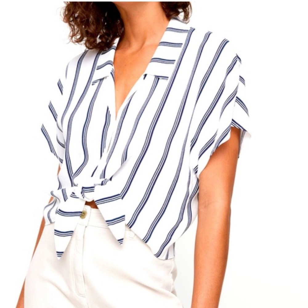 NWOT Wilfred Free The Tie Up blouse Sz M